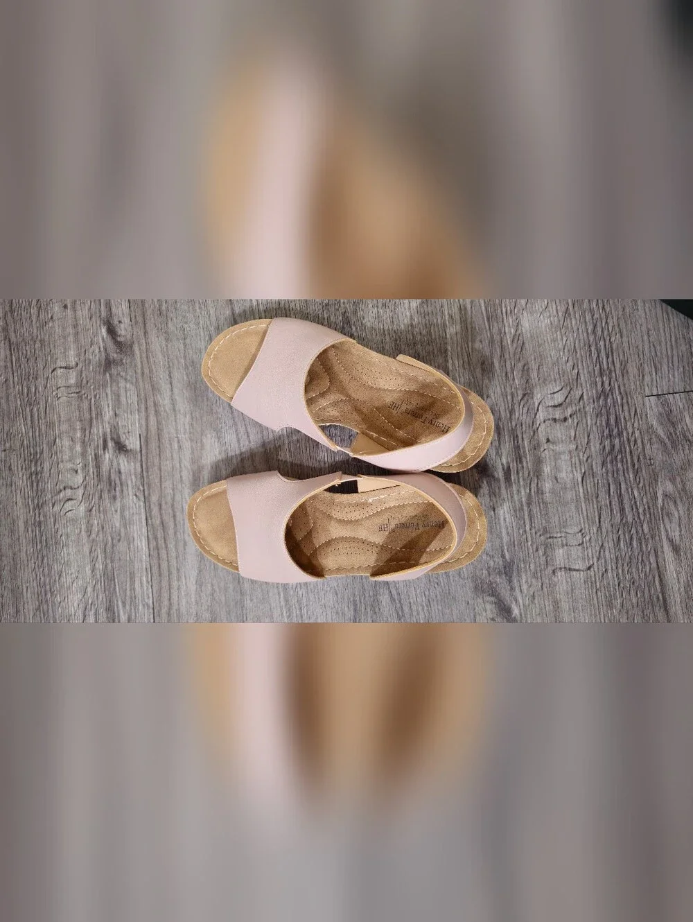 Women’s Slingback Wedge Sandals - Blush Pink